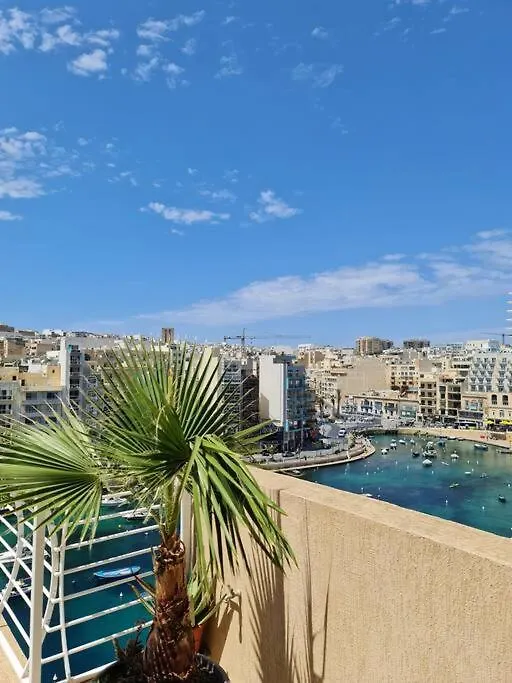2 Bedroom Seafront Duplex Penthouse In The Heart Of Spinola Bay Saint Julian's